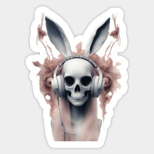 Girl Skull Sticker